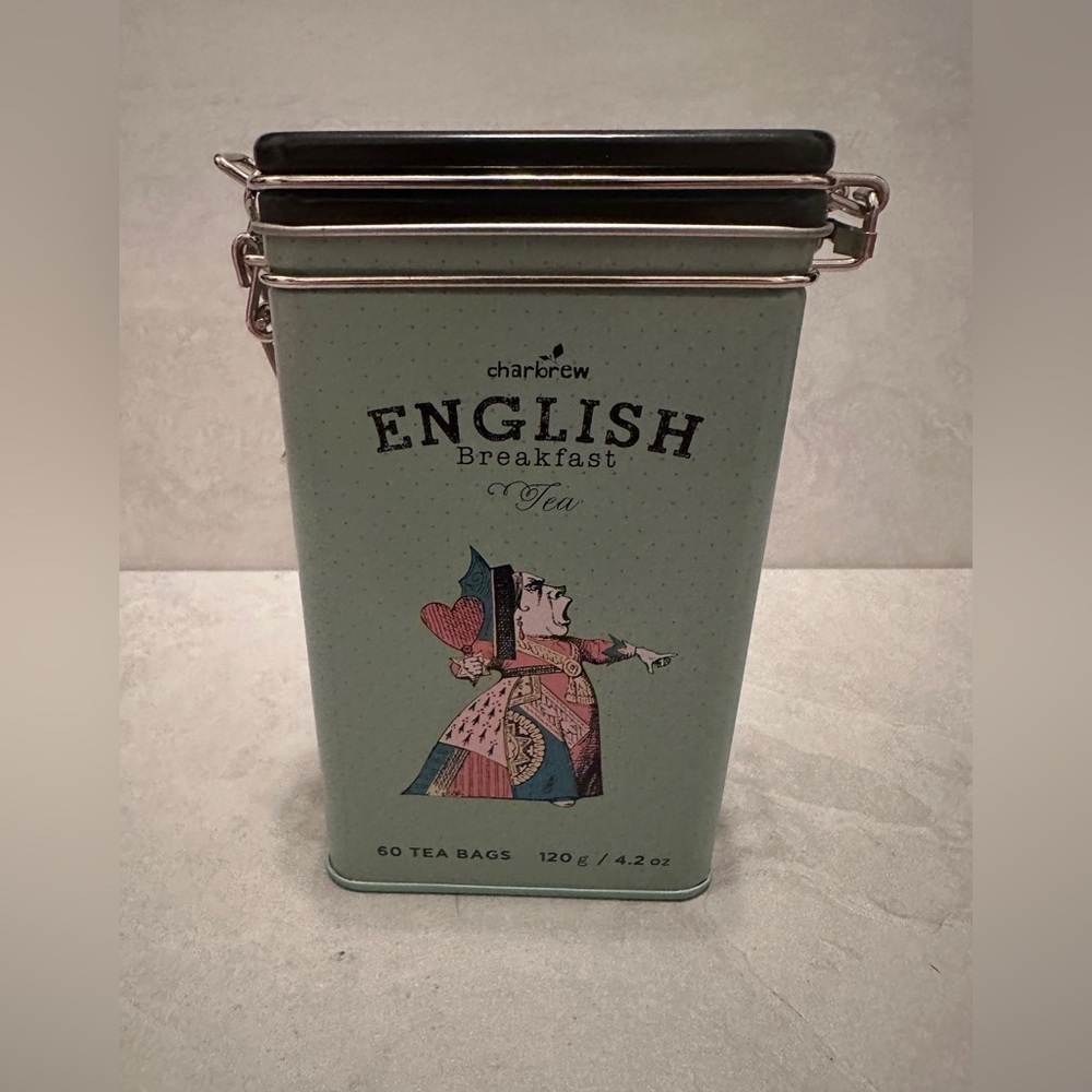 Blue Rabbit Alice English Breakfast Tea Tin - by Charbrew TIN ONLY